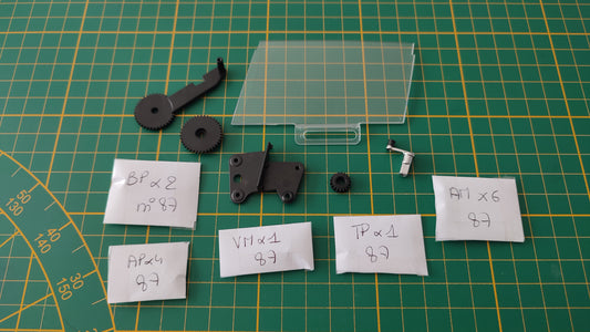 Lot pièces détachées numéro 87 n°87 Dodge Charger R/T Fast & Furious 1/8 1/8e 1/8ème Altaya #E05