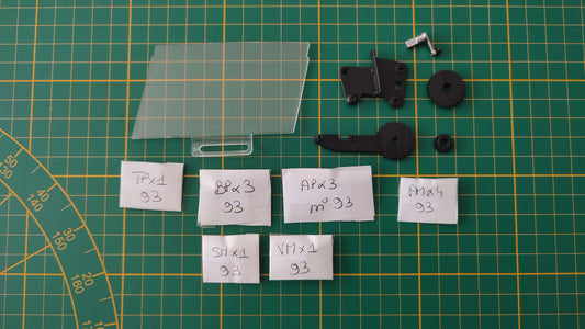 Lot pièces détachées numéro 93 n°93 Dodge Charger R/T Fast & Furious 1/8 1/8e 1/8ème Altaya #E05