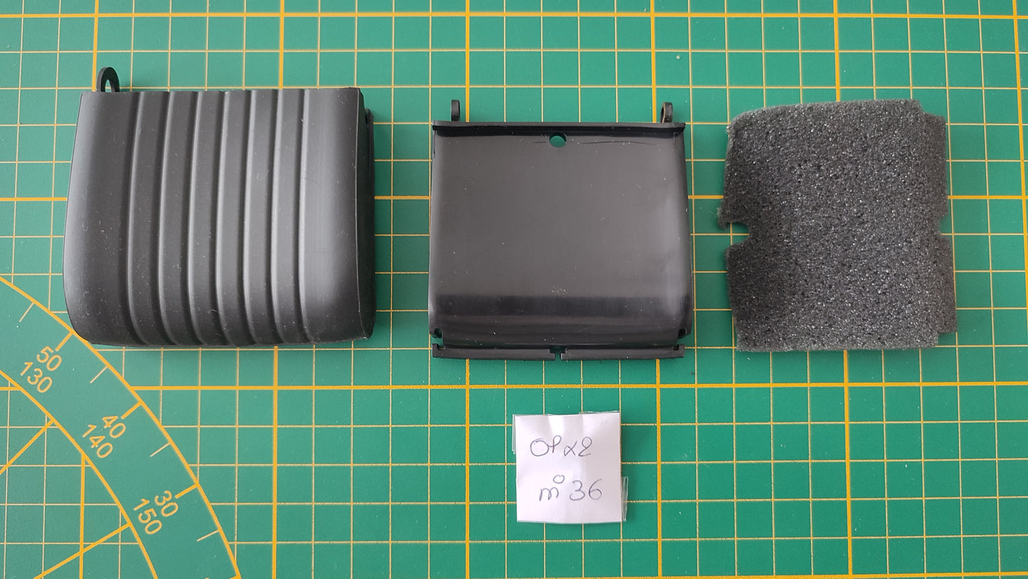 Lot pièces du fascicule n°36 pièce détachée Renault R8 Gordini 1/8 1/8ème Eaglemoss collections #D61