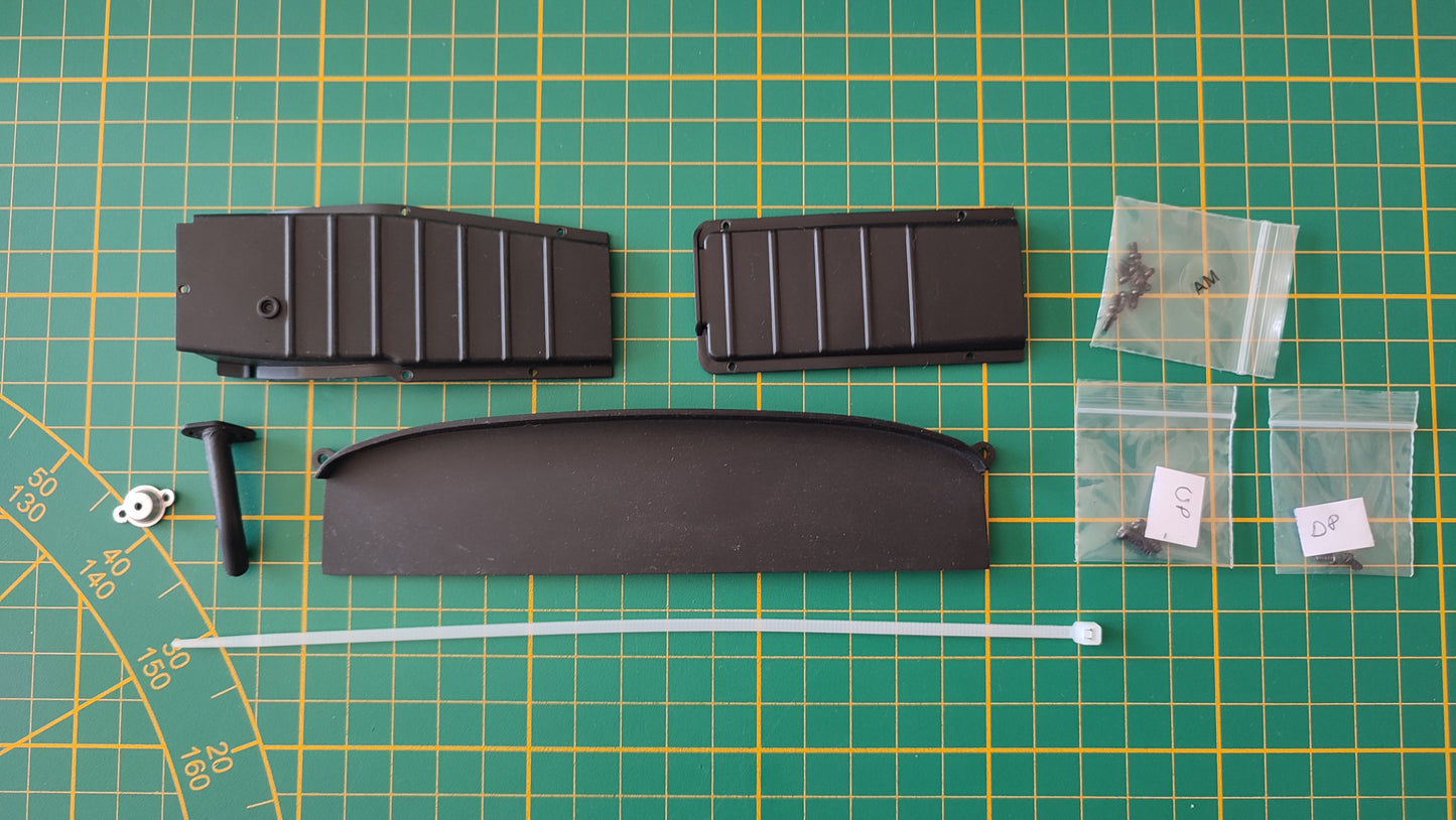 Lot pièces du fascicule n°44 pièce détachée Renault R8 Gordini 1/8 1/8ème Eaglemoss collections #D61