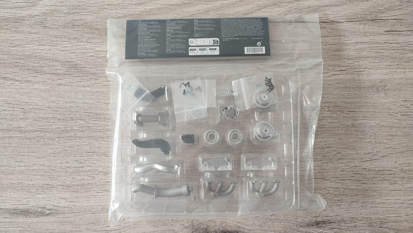 Lot pièces du fascicule numéro 10 n°10 pièce détachée Nissan Skyline GT-R R34 Fast & Furious de Brian O'Conner 1/8 1/8e 1/8ème Altaya #D82