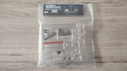 Lot pièces du fascicule numéro 11 n°11 pièce détachée Nissan Skyline GT-R R34 Fast & Furious de Brian O'Conner 1/8 1/8e 1/8ème Altaya #D82