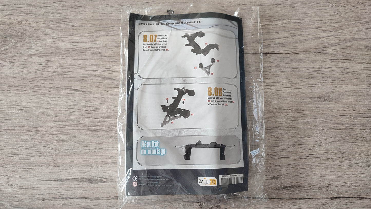 Lot pièces du fascicule numéro 8 n°8 pièce détachée Nissan Skyline GT-R R34 Fast & Furious de Brian O'Conner 1/8 1/8e 1/8ème Altaya #D82