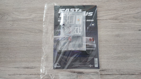 Lot pièces du fascicule numéro 90 n°90 pièce détachée Nissan Skyline GT-R R34 Fast & Furious de Brian O'Conner 1/8 1/8e 1/8ème Altaya #E41