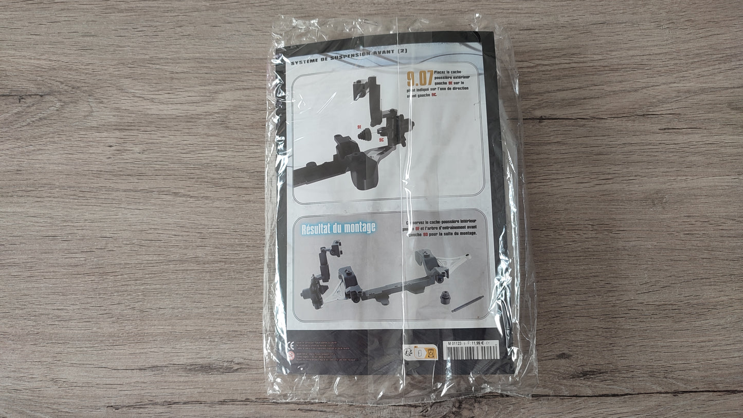 Lot pièces du fascicule numéro 9 n°9 pièce détachée Nissan Skyline GT-R R34 Fast & Furious de Brian O'Conner 1/8 1/8e 1/8ème Altaya #D82