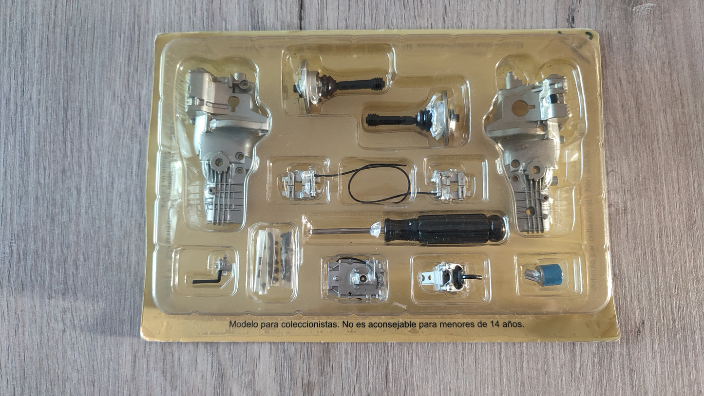 Lot pièces sans fascicule numéro 3 n°3 Citroën 2CV Charleston 1/8 1/8e 1/8ème Altaya #E74