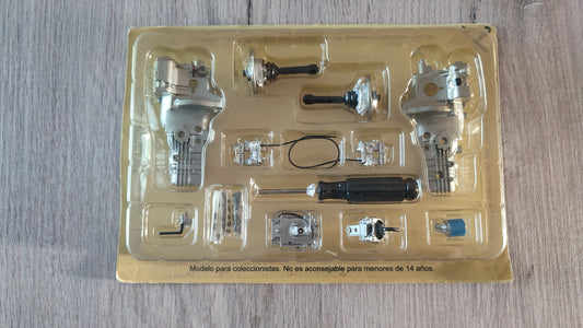 Lot pièces sans fascicule numéro 3 n°3 Citroën 2CV Charleston 1/8 1/8e 1/8ème Altaya #E74