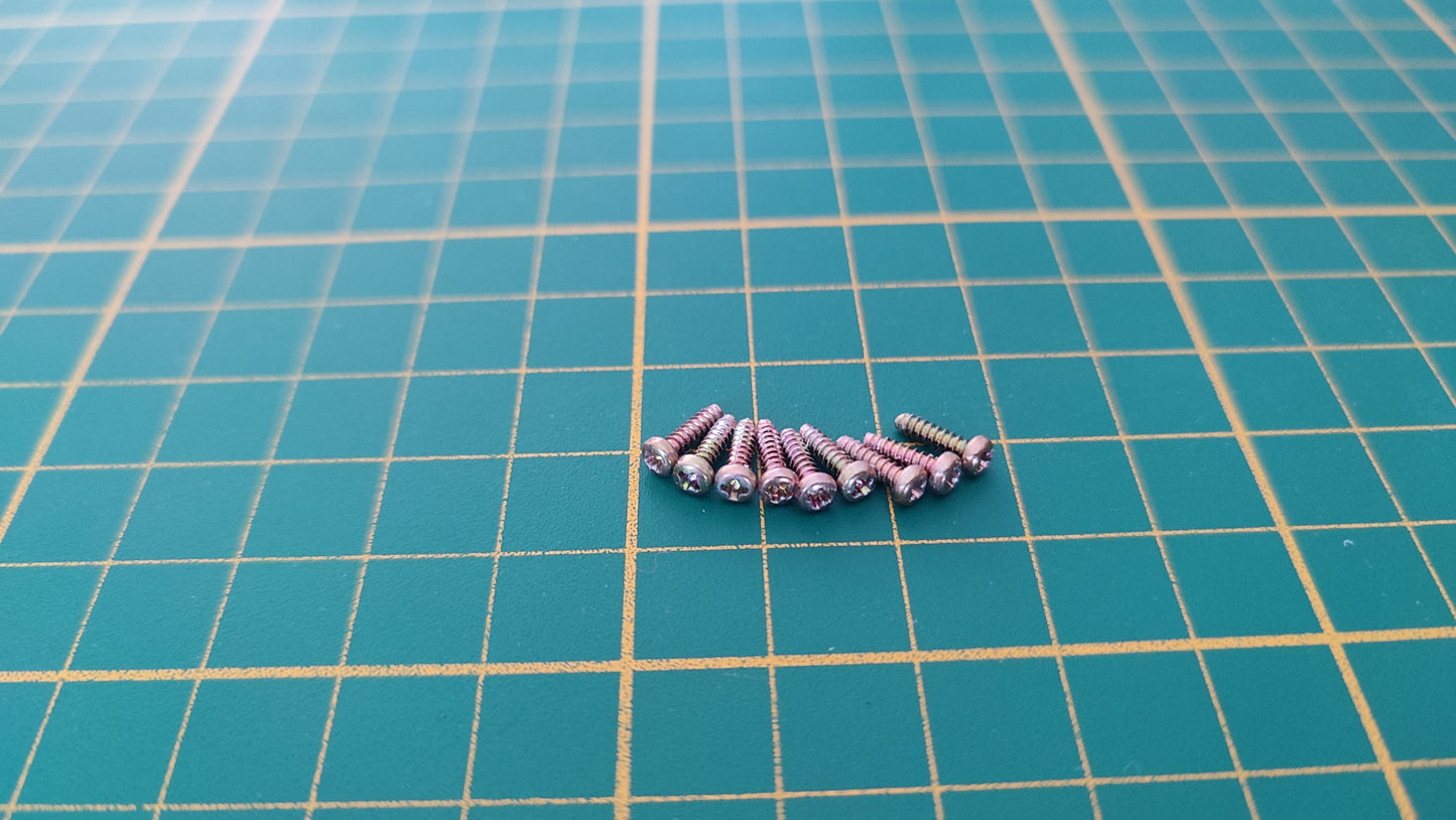 Lot visserie interne x9 pièce détachée Nintendo Game Boy DMG-01 #E63