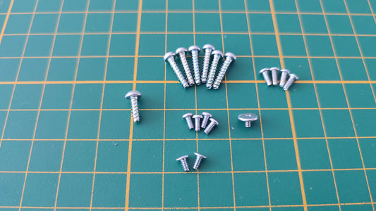 Lot visserie x18 pièce détachée console de jeux Sony Playstation 2 Ps2 slim SCPH-75004 #E17