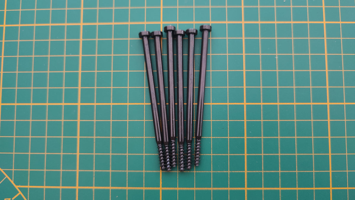 Lot visserie x6 noir pièce détachée console de jeux Microsoft Xbox 1ère génération #E86 V2