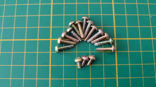 Lot x16 visserie interne pièce détachée console de jeux Sony Playstation 1 Ps1 SCPH-1002 #E16