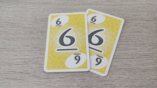 Lot x2 Carte numéro 6 n°6 pièce détachée Skyjo jeu de société #E15