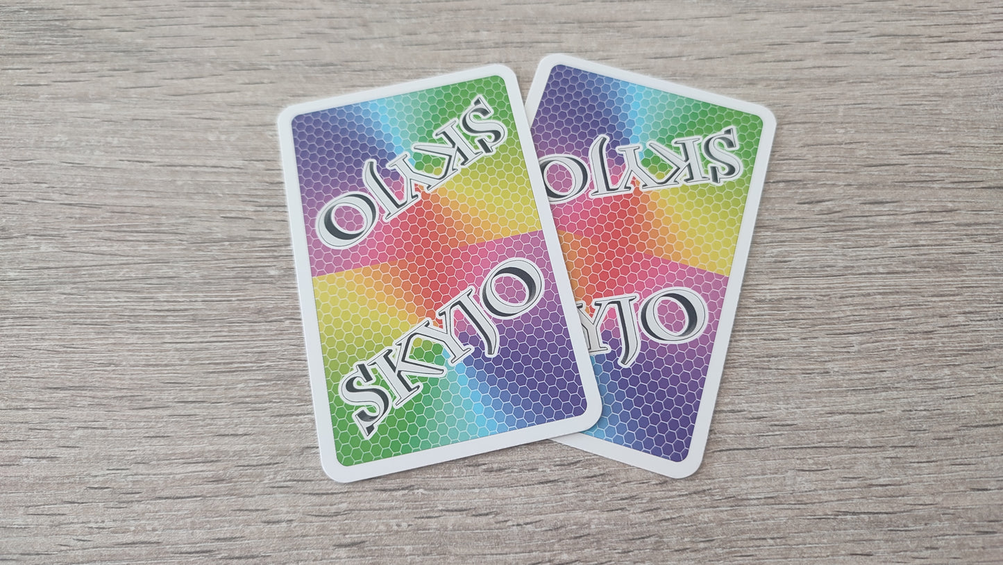 Lot x2 carte numéro -1 n°-1 pièce détachée Skyjo jeu de société #E15
