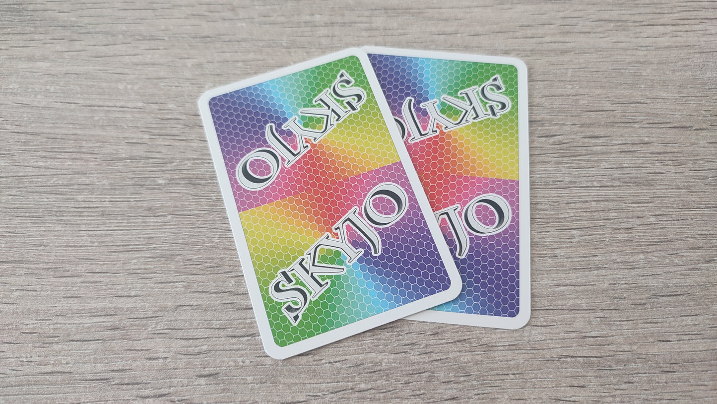 Lot x2 carte numéro 0 n°0 pièce détachée Skyjo jeu de société #E15