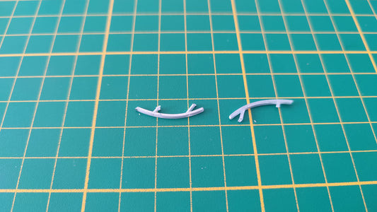 Lot x2 clignotants arrière pièce détachée miniature Jada Toys Dodge Viper SRT10 2008 1/24 1/24e 1/24ème #E24