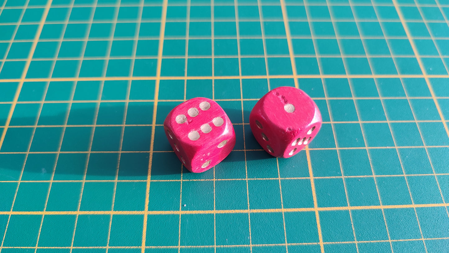 Lot x2 dé pièce détachée jeu de société Canon noir feu à volonté Miro Meccano #E46