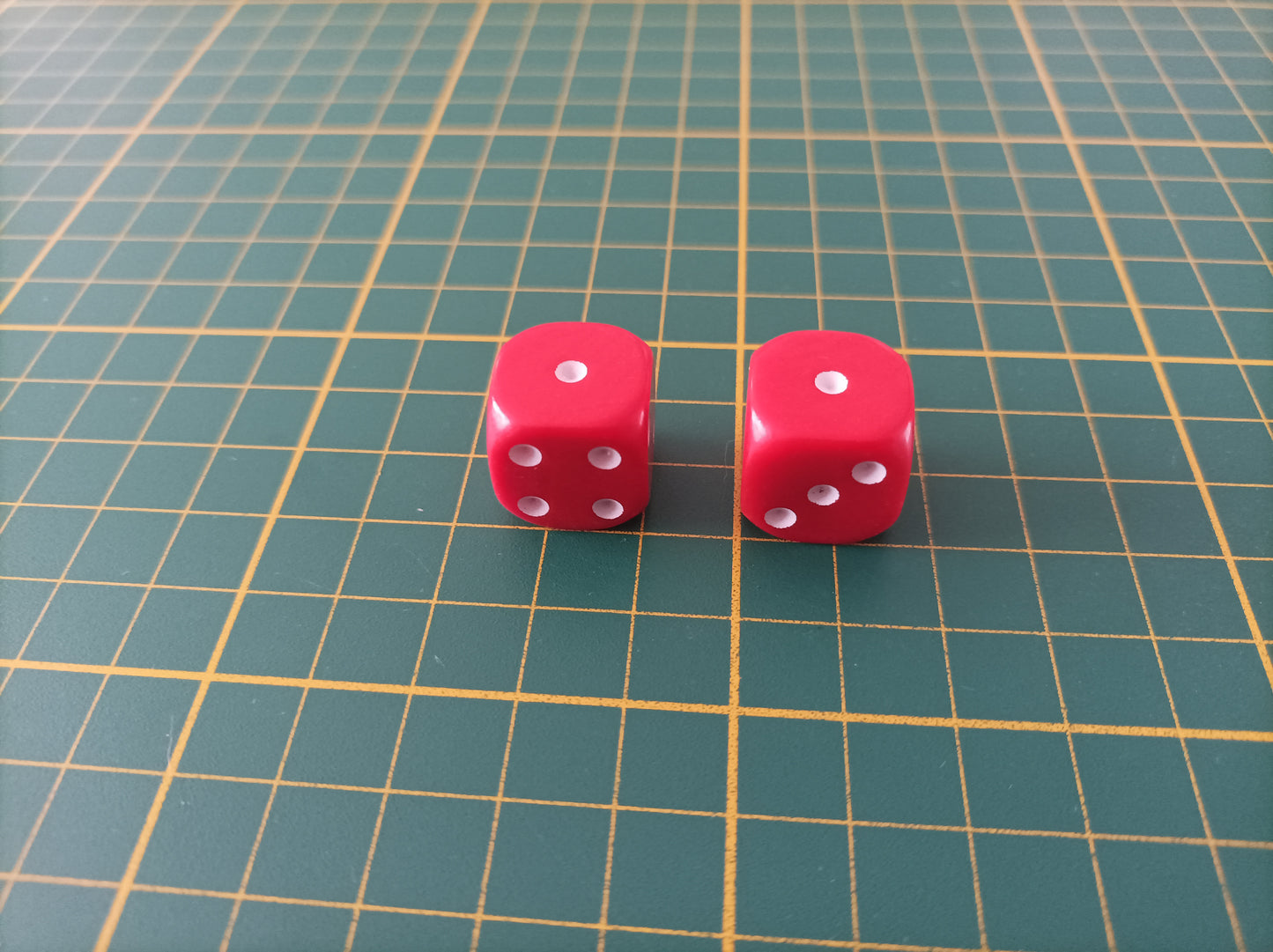 Lot x2 dé rouge pièce détachée jeu de société Monopoly Miro Meccano #E40