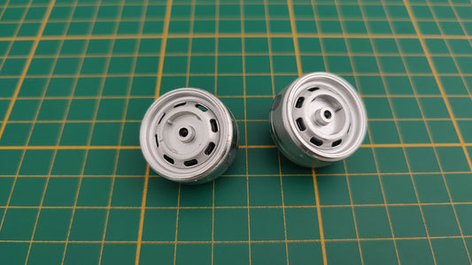 Lot x2 jantes avant avec axes pièce détachée miniature Bburago Burago Mercedes-benz 300 sl cabriolet 1/18 1/18e 1/18ème #E04