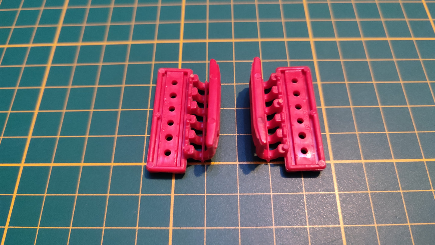 Lot x2 partie moteur pièce détachée miniature Bburago burago Ferrari Testarossa 1984 1/18 1/18e 1/18ème #C42