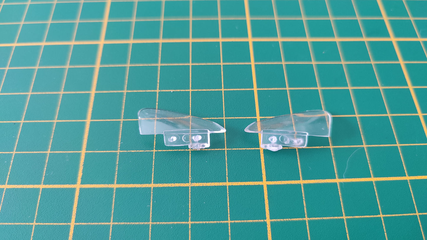 Lot x2 phare avant pièce détachée miniature Jada Toys Dodge Viper SRT10 2008 1/24 1/24e 1/24ème #E24