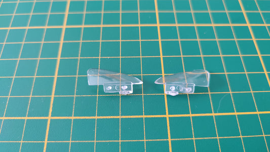 Lot x2 phare avant pièce détachée miniature Jada Toys Dodge Viper SRT10 2008 1/24 1/24e 1/24ème #E24