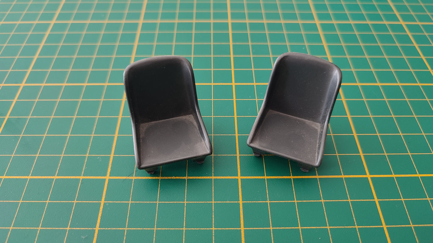 Lot x2 sièges avant 3011 7159 pièce détachée miniature Bburago Burago Ferrari GTO 1962 1/18 1/18e 1/18ème #D97
