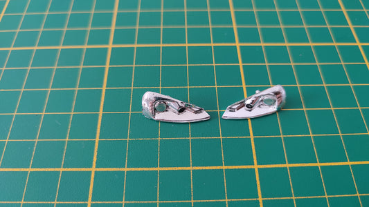 Lot x2 support phare avant pièce détachée miniature Jada Toys Dodge Viper SRT10 2008 1/24 1/24e 1/24ème #E24