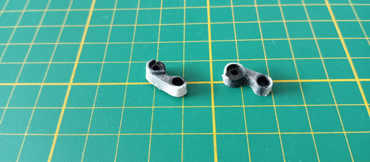 Lot x2 supports fixation porte pièce détachée miniature Jouef evolution Ferrari 330 P4 1/18 1/18e 1/18ème #E70