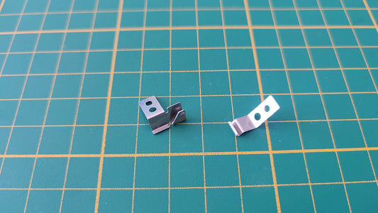 Lot x2 supports métallique capot pièce détachée console de jeux Sony Playstation 2 Ps2 slim SCPH-75004 #E17