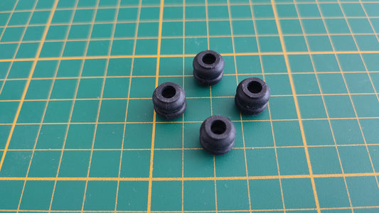 Lot x4 plots caoutchouc bloc optique pièce détachée console de jeux Nintendo Gamecube DOL-001 (EUR) #E58