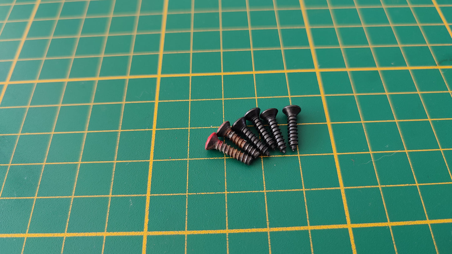 Lot x6 visserie pièce détachée miniature Bburago Burago Ferrari GTO 1962 1/18 1/18e 1/18ème #D69