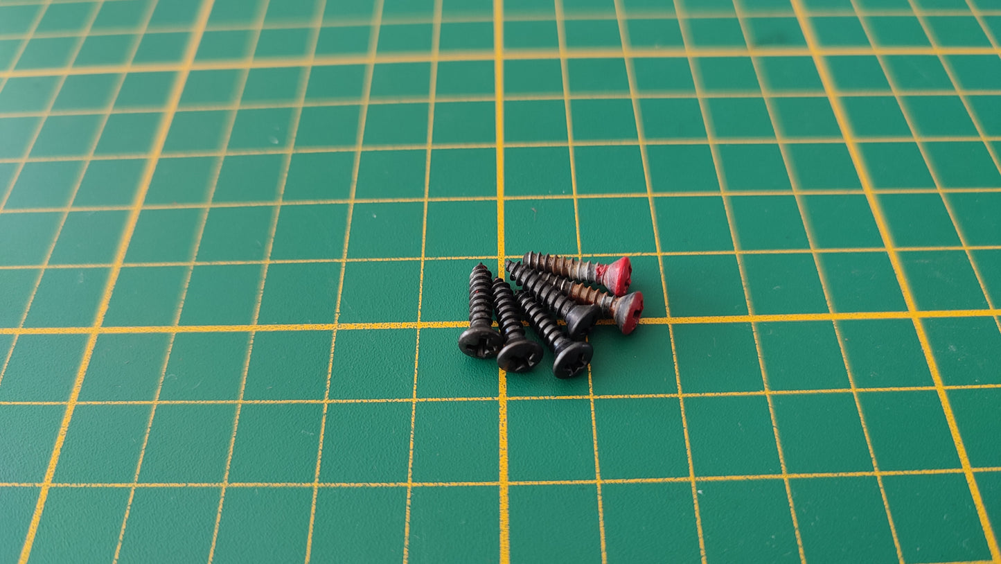 Lot x6 visserie pièce détachée miniature Bburago Burago Ferrari GTO 1962 1/18 1/18e 1/18ème #D69