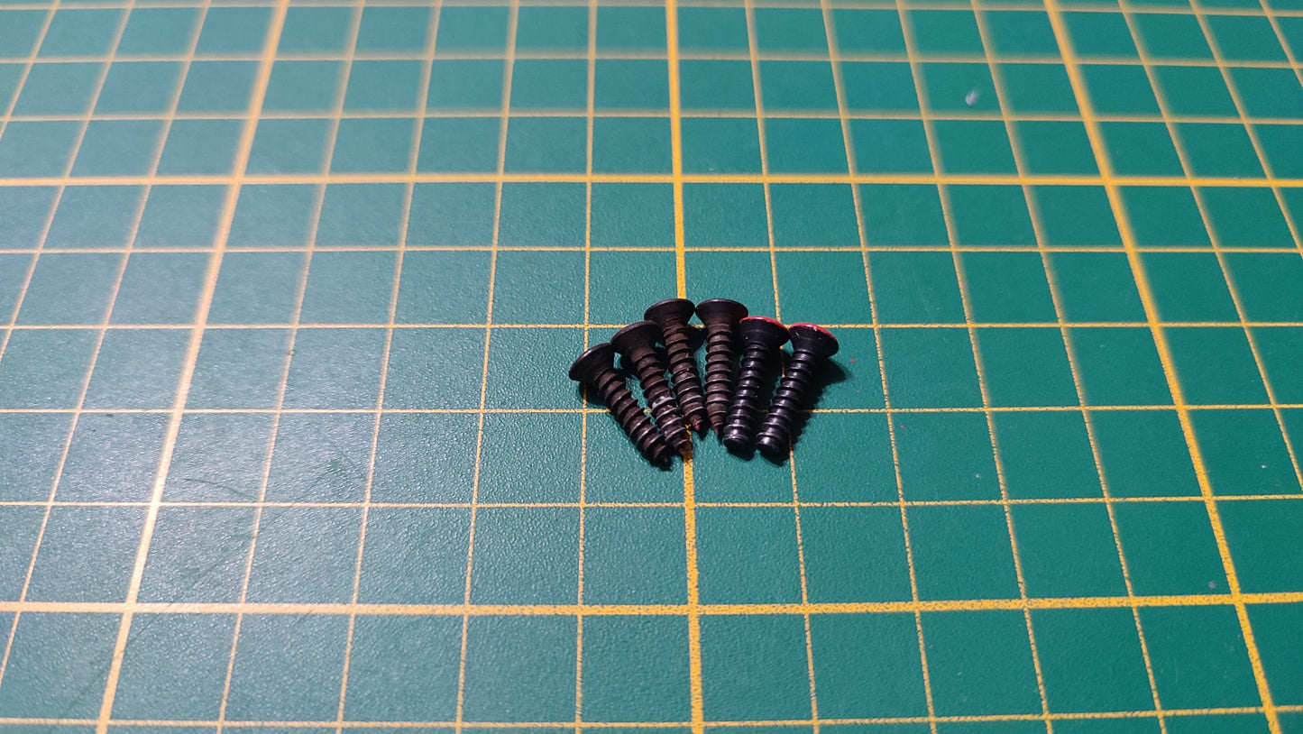 Lot x6 visserie pièce détachée miniature Bburago Burago Ferrari GTO 1962 1/18 1/18e 1/18ème #E65