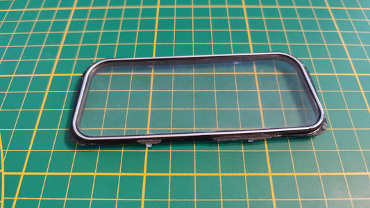 Lunette arrière + encadrement 90-1 + 88-1 numéro 90 + 88 n°94 + n°88 pièce détachée Citroën 2CV 2 CV Charleston 1/8 1:8 1/8ème Altaya #D20