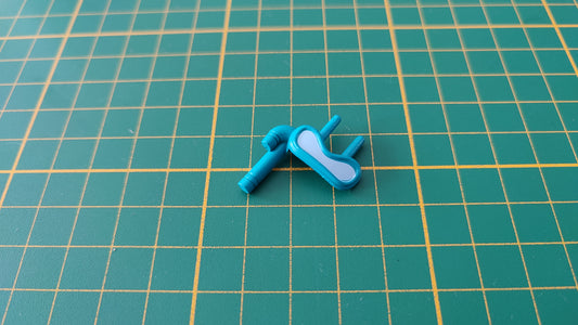 Lunette bleu pièce détachée jeu de société Le cochon qui rit buzz party Dujardin #E28