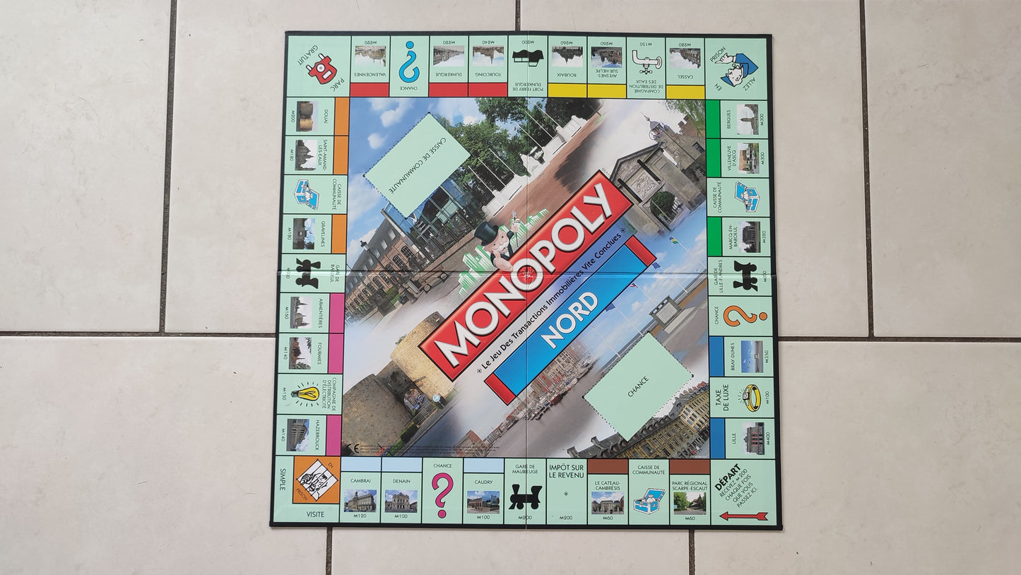 Monopoly Nord Jeu de société complet #SP