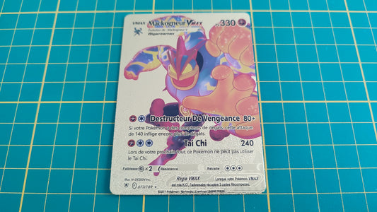 Mackogneur Vmax carte illustration Pokémon cosplay couleur or française #C17-2
