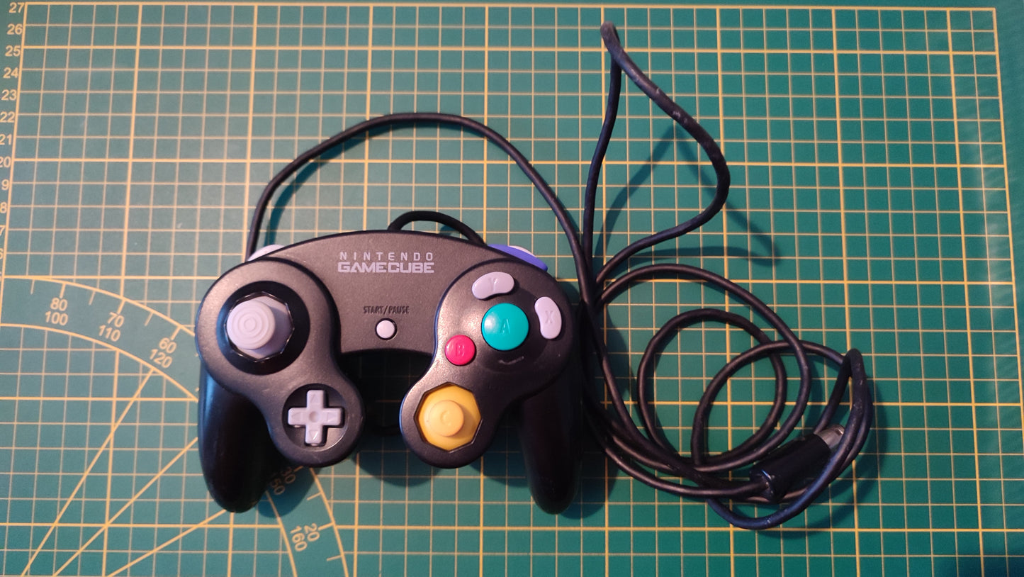 Manette noir console de jeux Nintendo Gamecube DOL-003 #E35