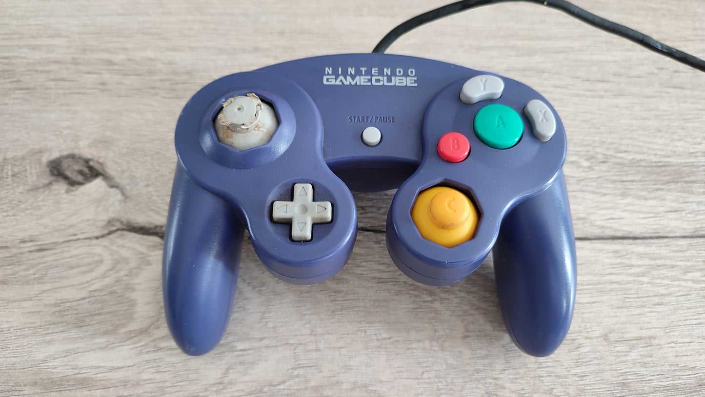 Manette violette console de jeux Nintendo Gamecube DOL-003 grise #C70