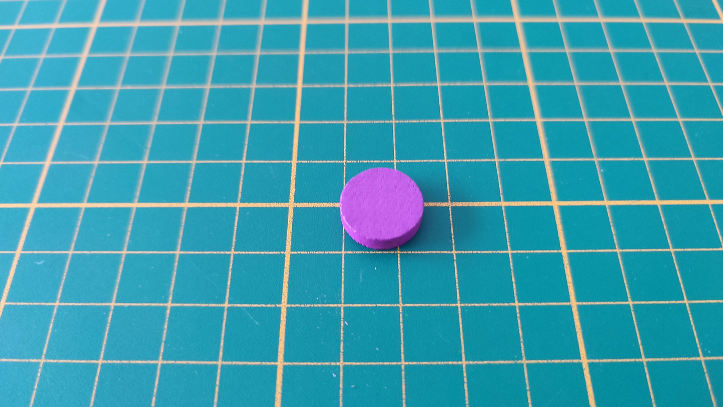 Marqueur de score violet Praga Caput Regni vladimir suchy Delicious Games pièce détachée jeu de société #E34