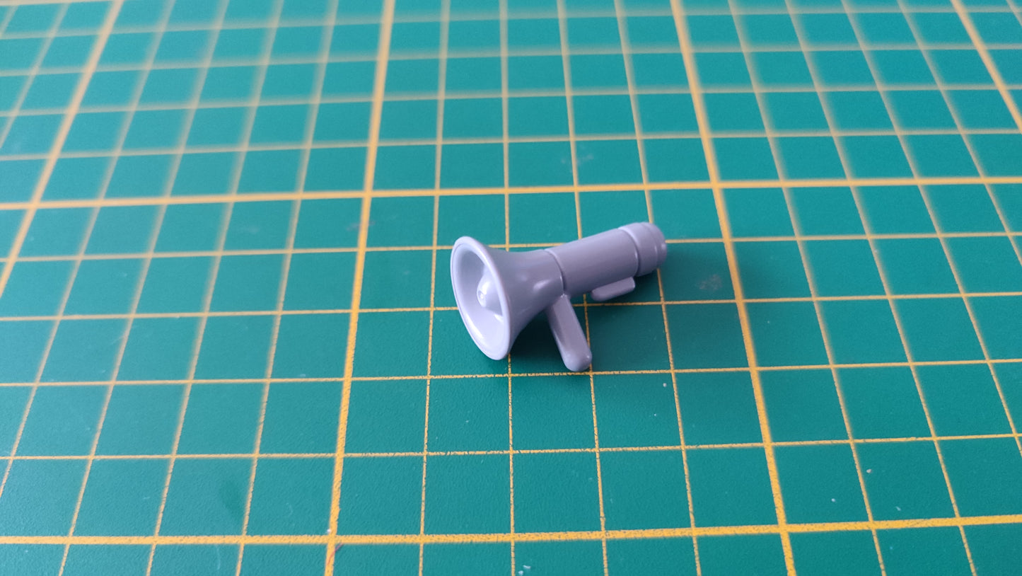 Mégaphone gris référence 30034950 pièce détachée Playmobil #D54