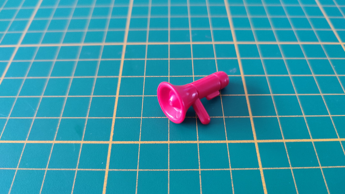 Mégaphone rouge référence 30032080 pièce détachée Playmobil #D54