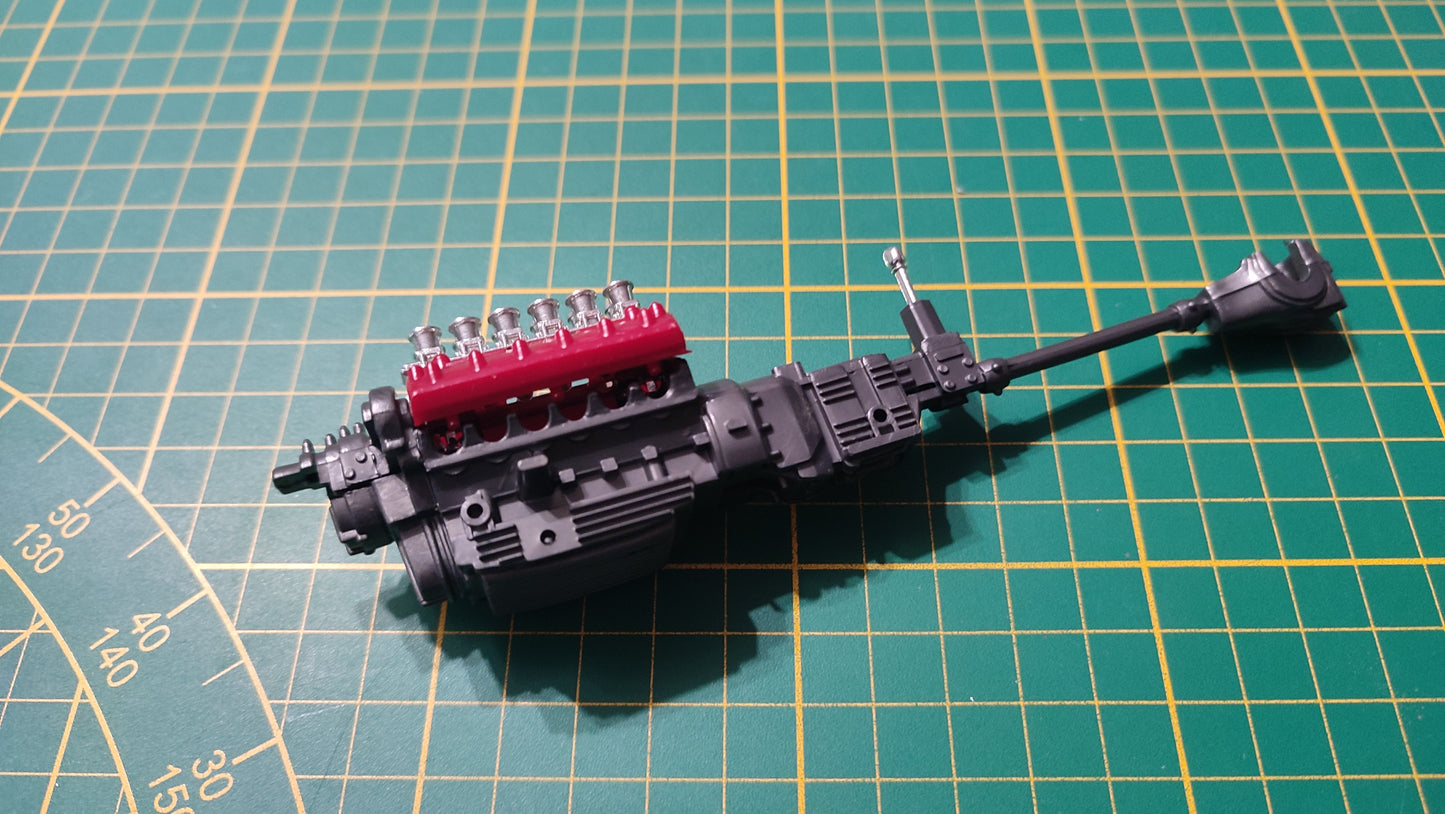 Moteur pièce détachée miniature Bburago Burago Ferrari GTO 1962 1/18 1/18e 1/18ème #E65