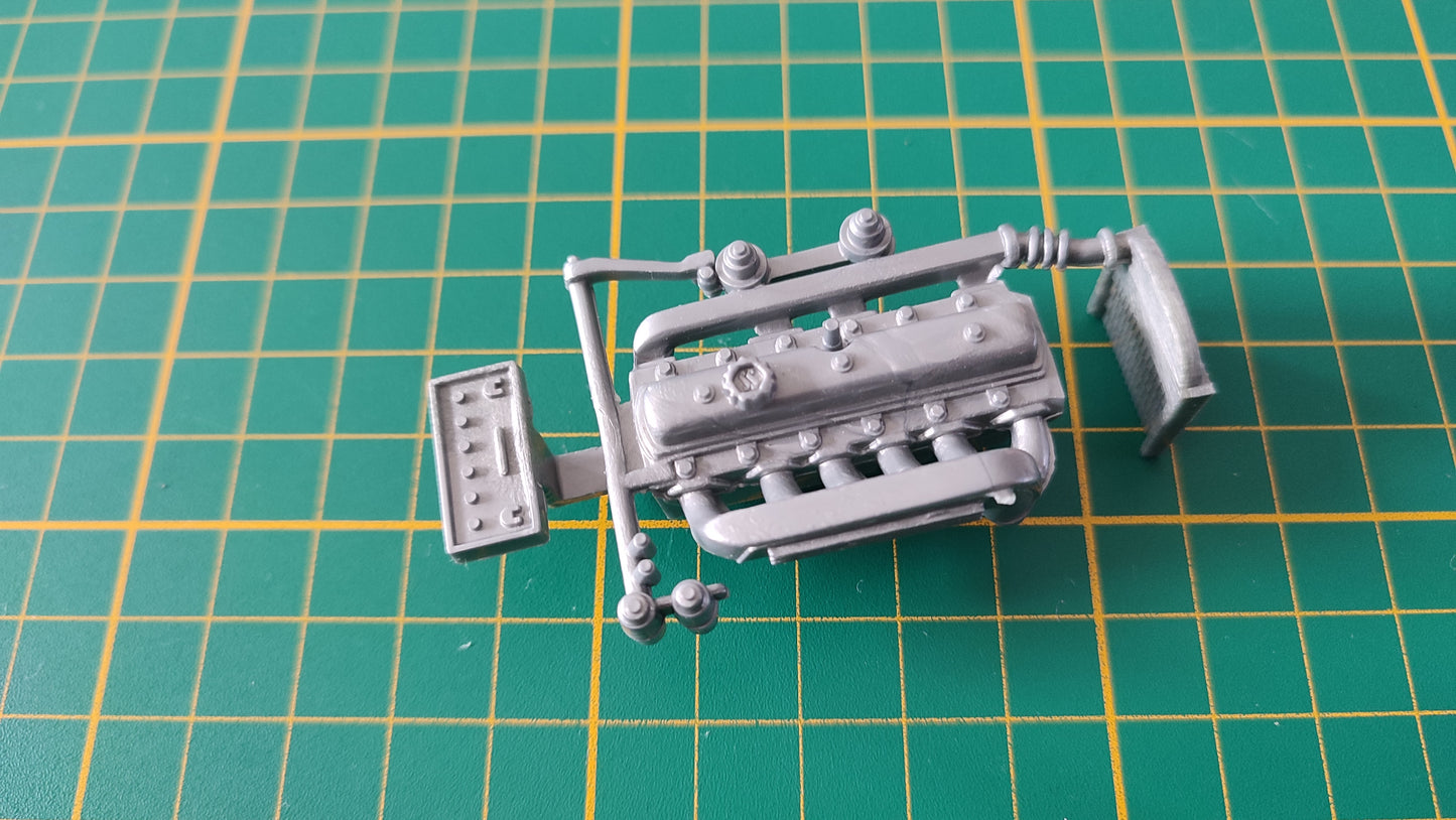 Moteur pièce détachée miniature Bburago burago Jaguar SS100 1937 1/18 1/18e 1/18ème #D57