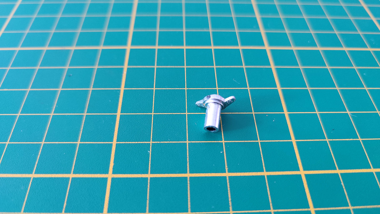 Moyeu fixation axe de roue pièce détachée miniature Bburago Burago Jaguar type E 1961 1/18 1/18e 1/18ème #B88
