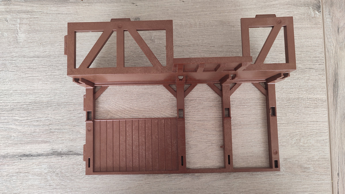 Mur de l'étable marron 30219473 pièce détachée Playmobil #E92