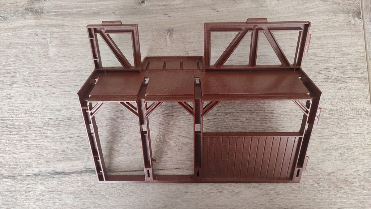 Mur de l'étable marron 30219473 pièce détachée Playmobil #E92