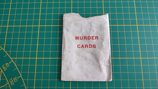 Murder cards en l'état Cluedo the Great détective game pièce détachée jeu de société #E45