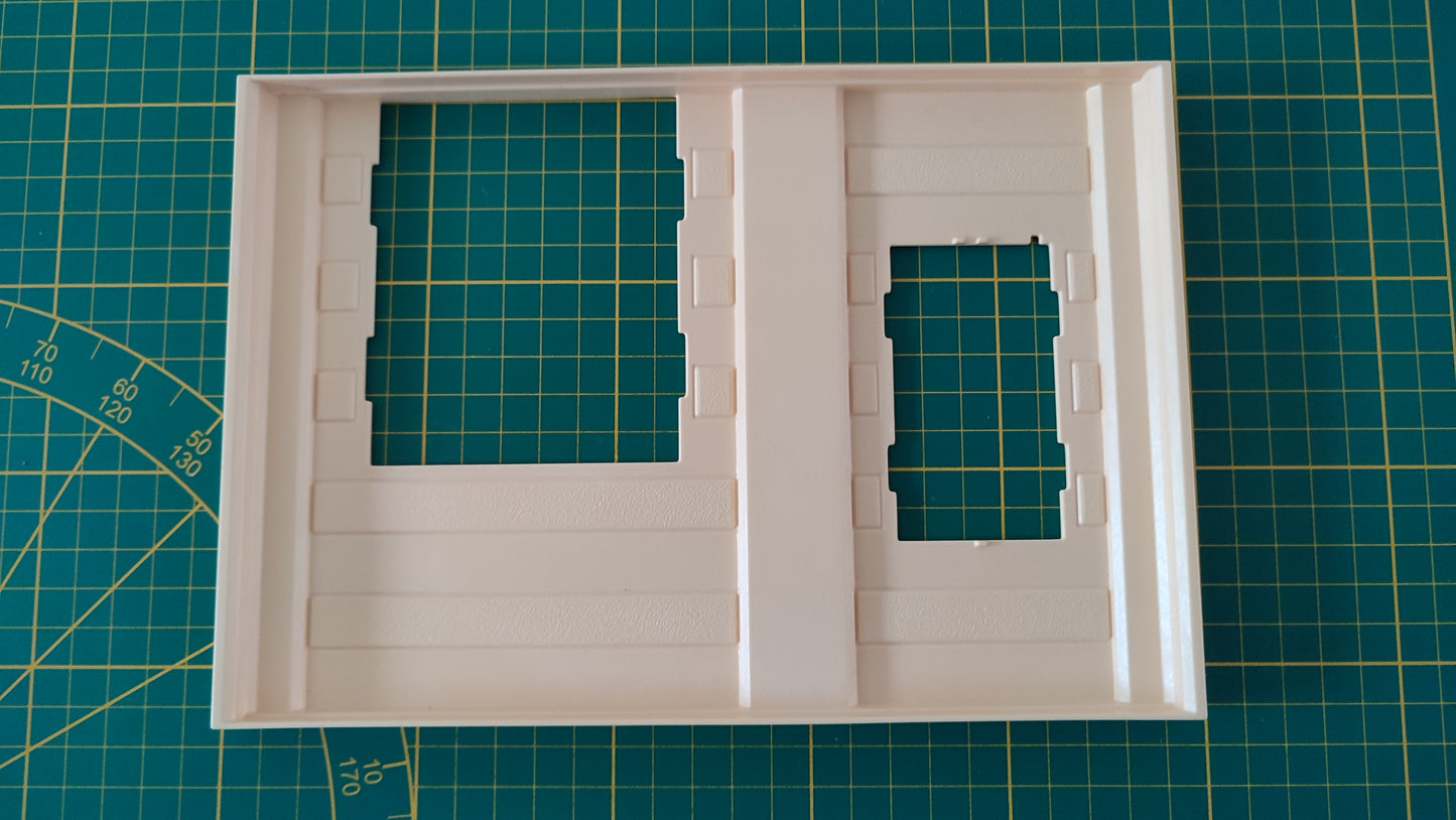 Mur porte et fenêtre version 1 référence 30517990 pièce détachée Playmobil #D60