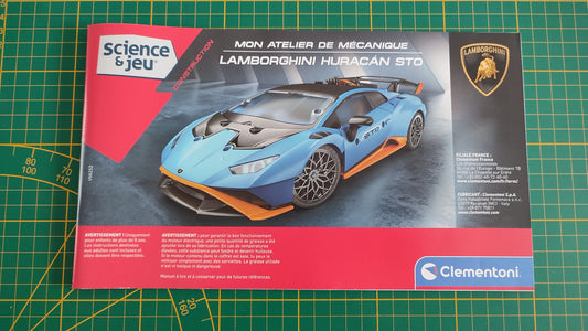 Notice de montage seule pièce détachée Clementoni mon atelier de mécanique Lamborghini Huracan STO #D71